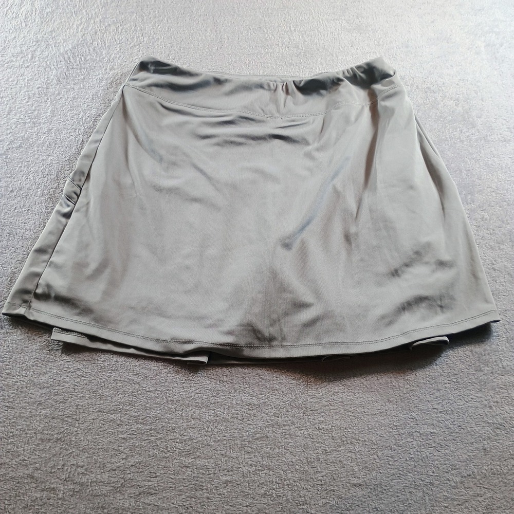 Zealotpower‎ Women Skort Grey M Pleated Athleisure Tennis Pickleball Golf Skirt